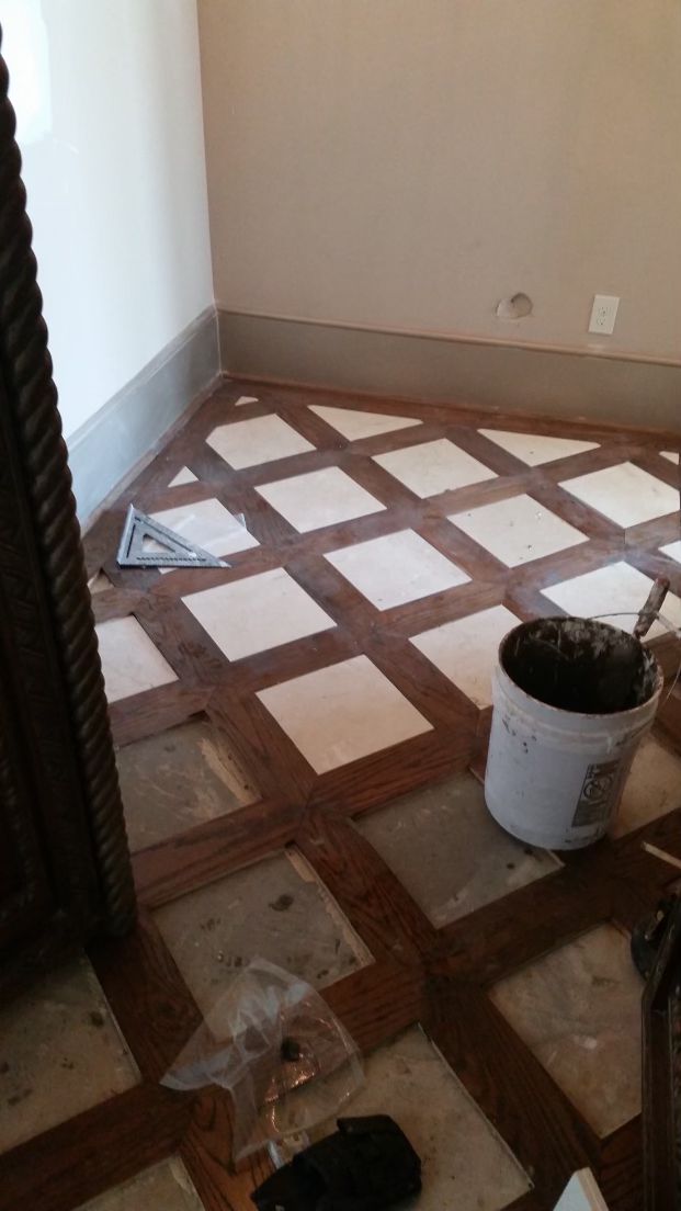 Diamond Pattern Hardwood